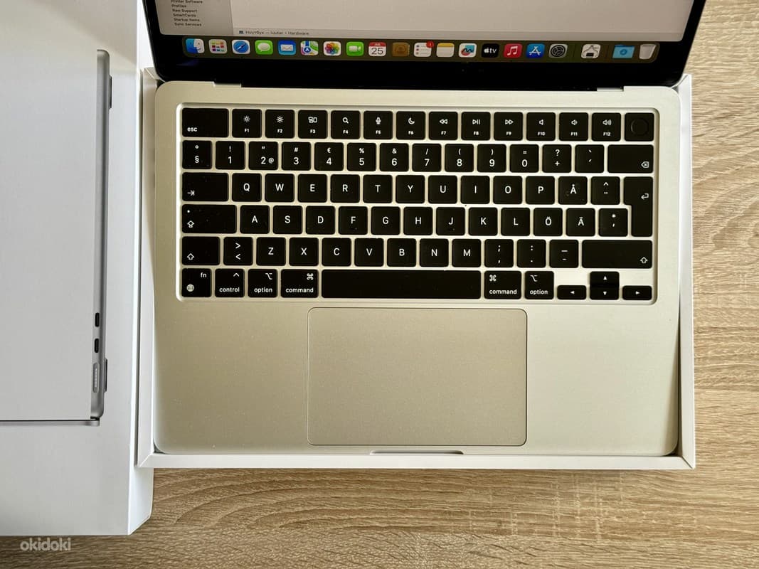 Apple Macbook Air 13 M2 8/256GB Silver SWE. Uueväärne! 5