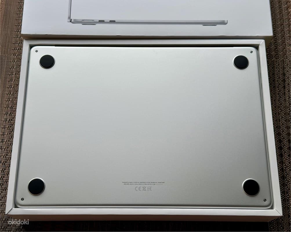 Apple MacBook Air M2 8/512GB Silver ENG, uus 5