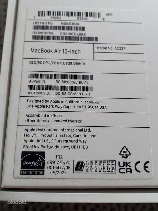 13-inch Mac Book Air with Apple M1 chip 6