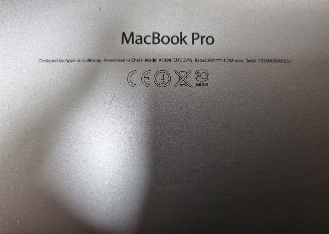 Macbook Pro Retina 15 Late 2013 i7 16/512GB SSD 4